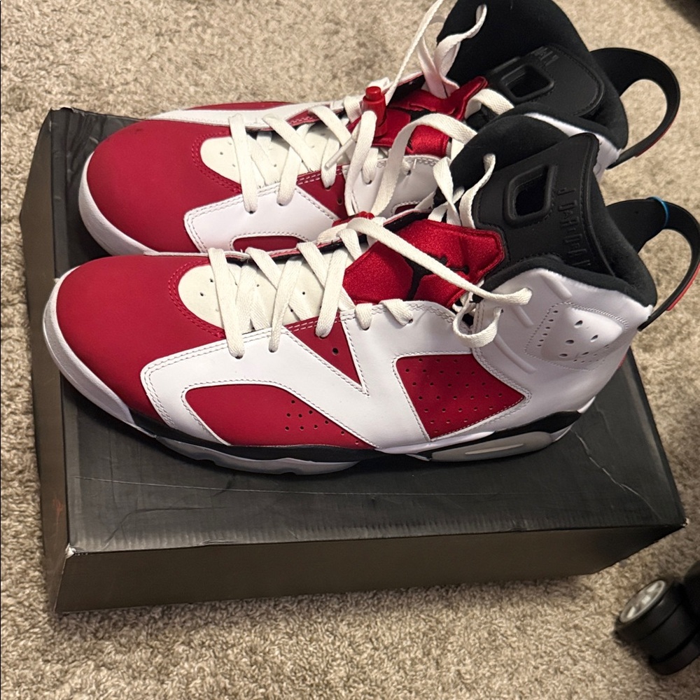 Jordan 6 carmine (2020) size 14